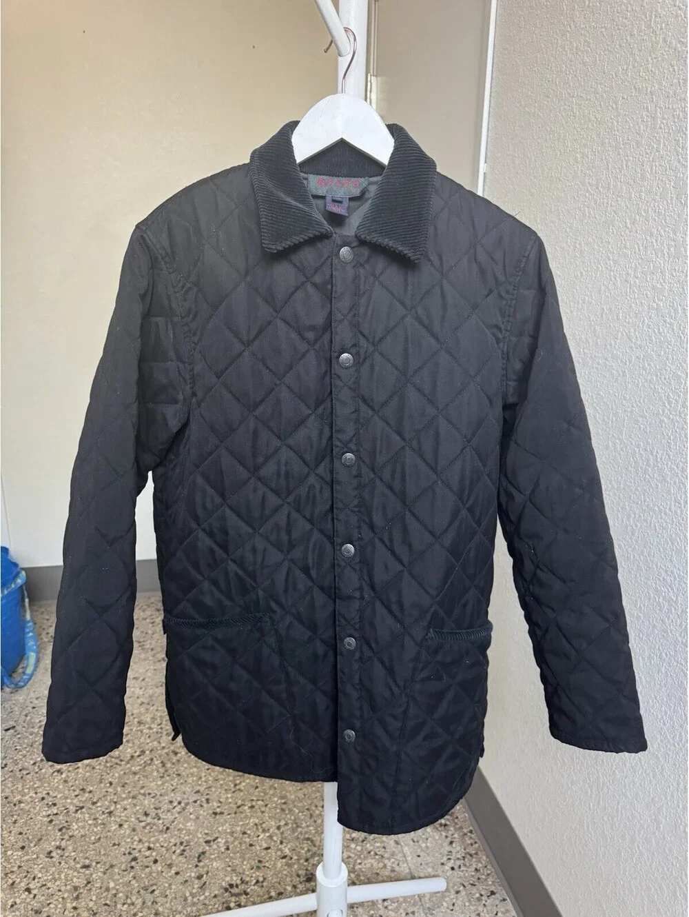 Ralph B Lauren Men’s Quilted Coat Jacket Sz Xs